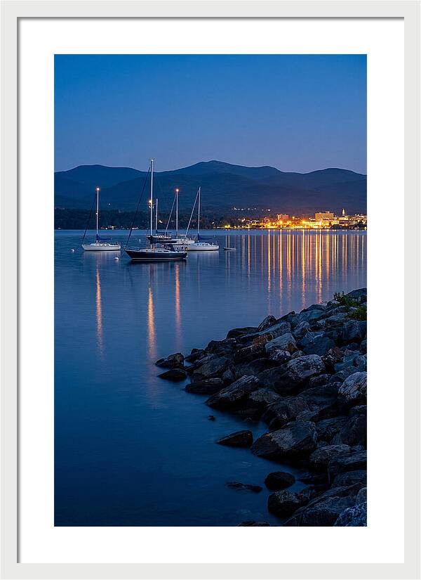 Burlington Waterfront Dusk Serenity