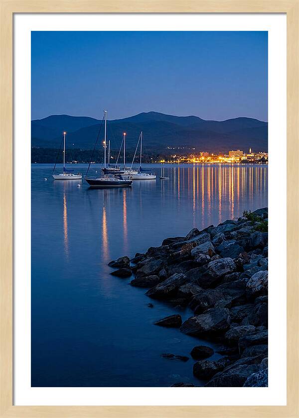 Burlington Waterfront Dusk Serenity