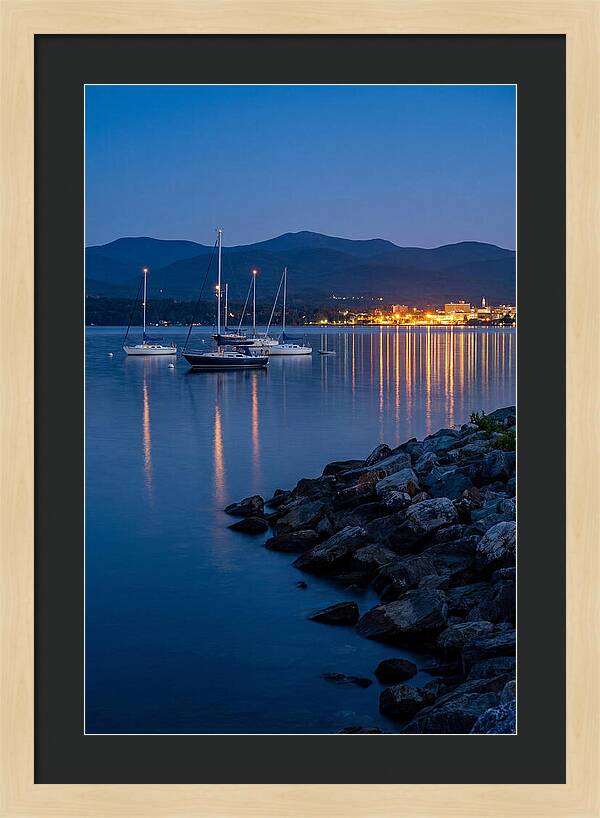 Burlington Waterfront Dusk Serenity