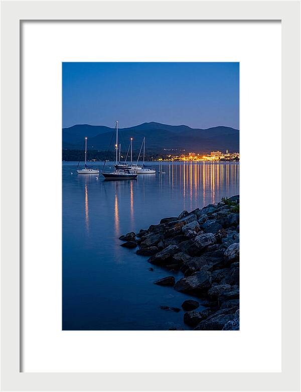 Burlington Waterfront Dusk Serenity