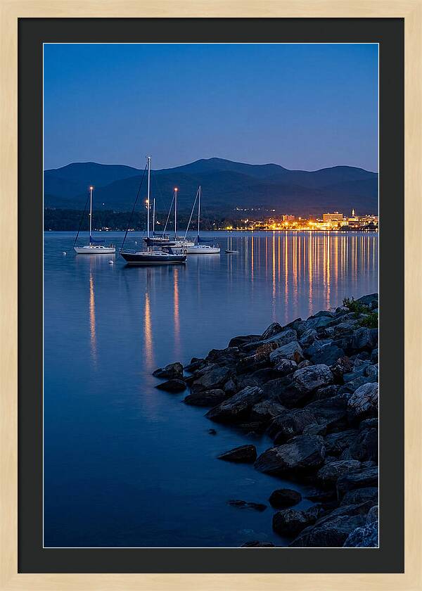 Burlington Waterfront Dusk Serenity