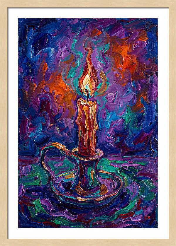 Burning Candle Glow