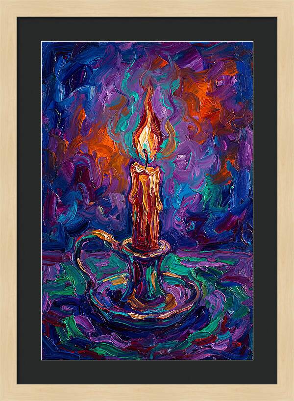 Burning Candle Glow