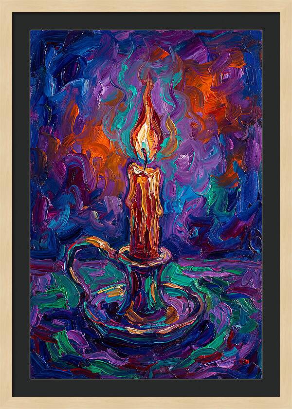Burning Candle Glow