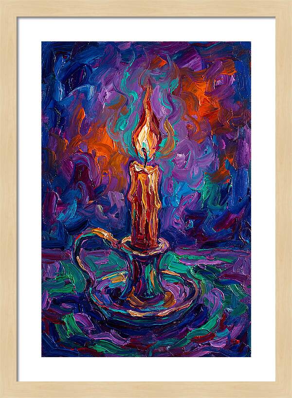 Burning Candle Glow
