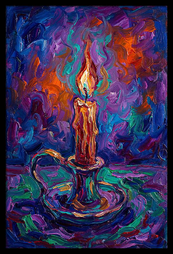 Burning Candle Glow