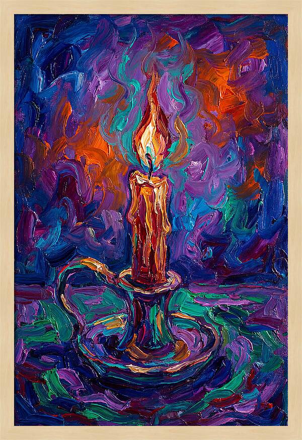 Burning Candle Glow