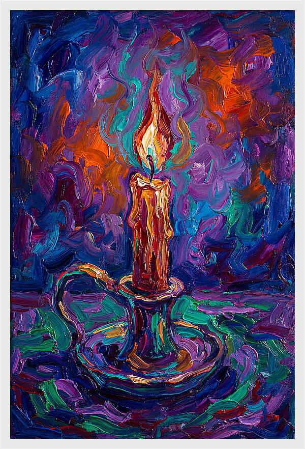Burning Candle Glow