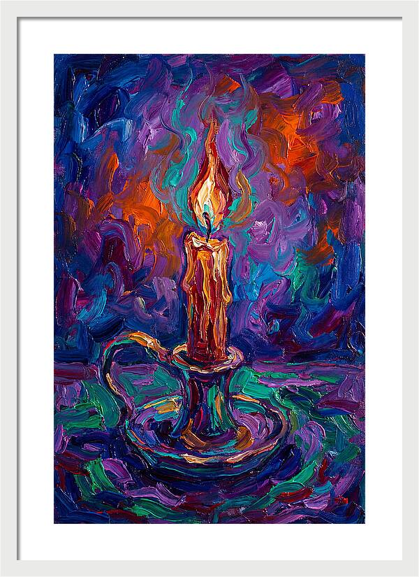 Burning Candle Glow