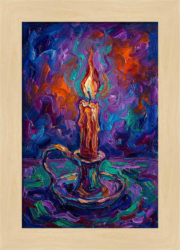 Burning Candle Glow
