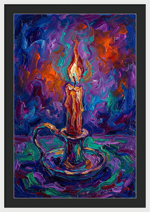 Burning Candle Glow