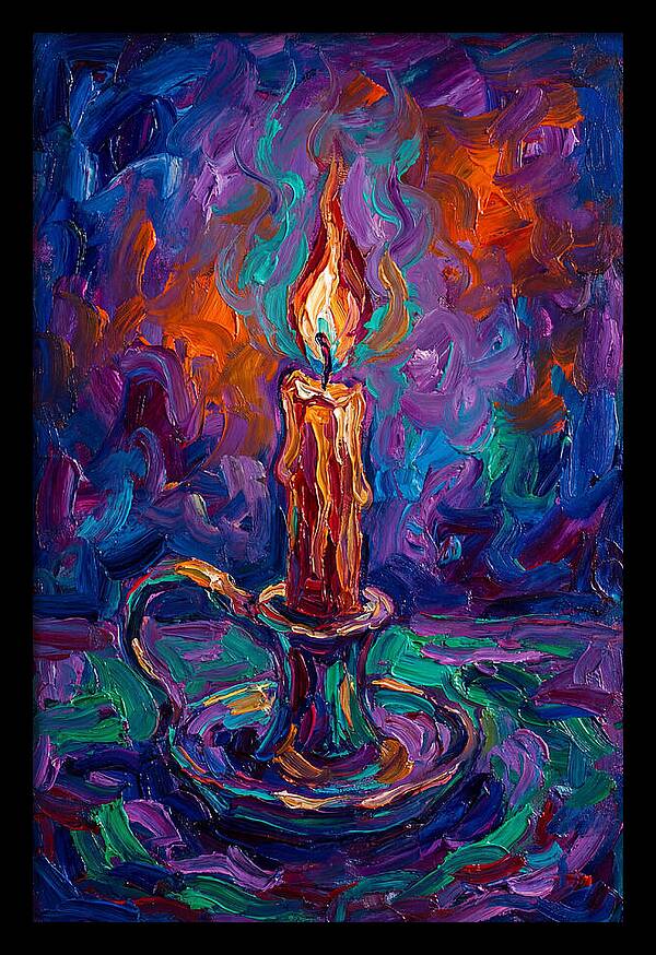 Burning Candle Glow