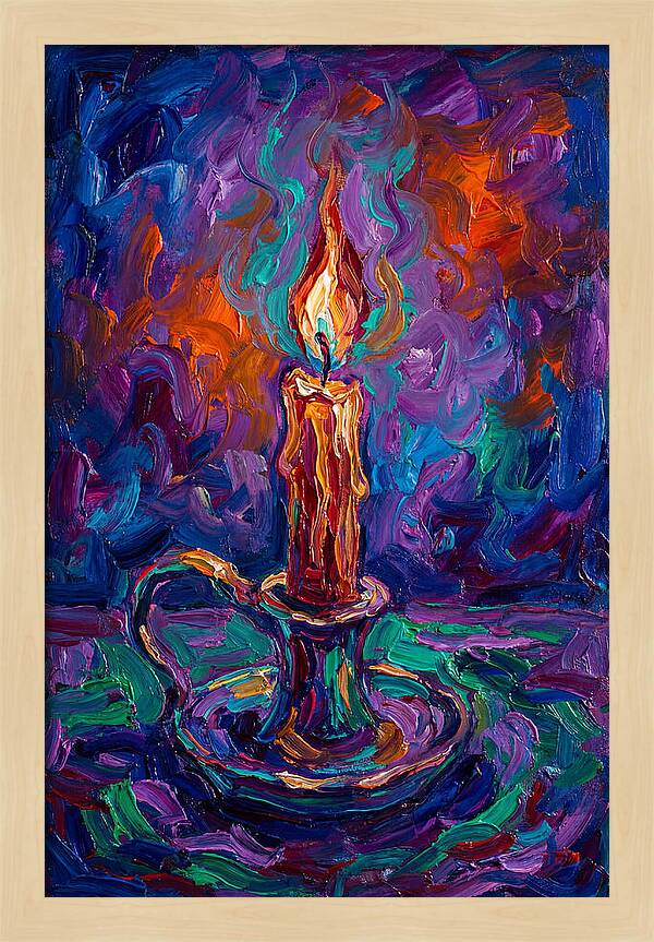 Burning Candle Glow