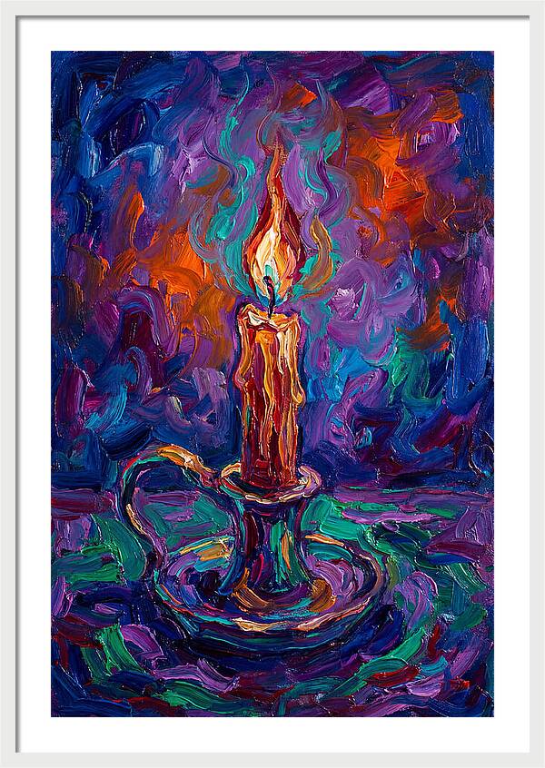 Burning Candle Glow