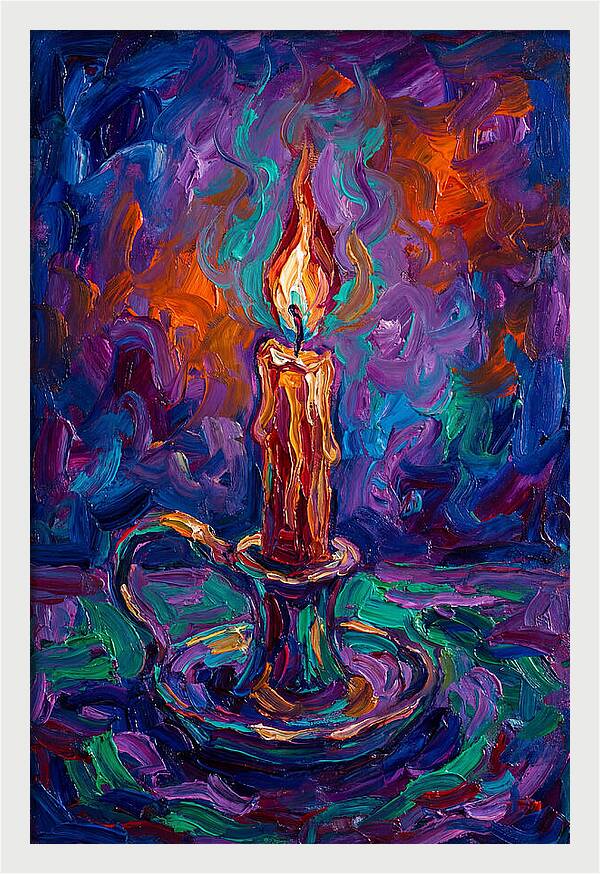 Burning Candle Glow