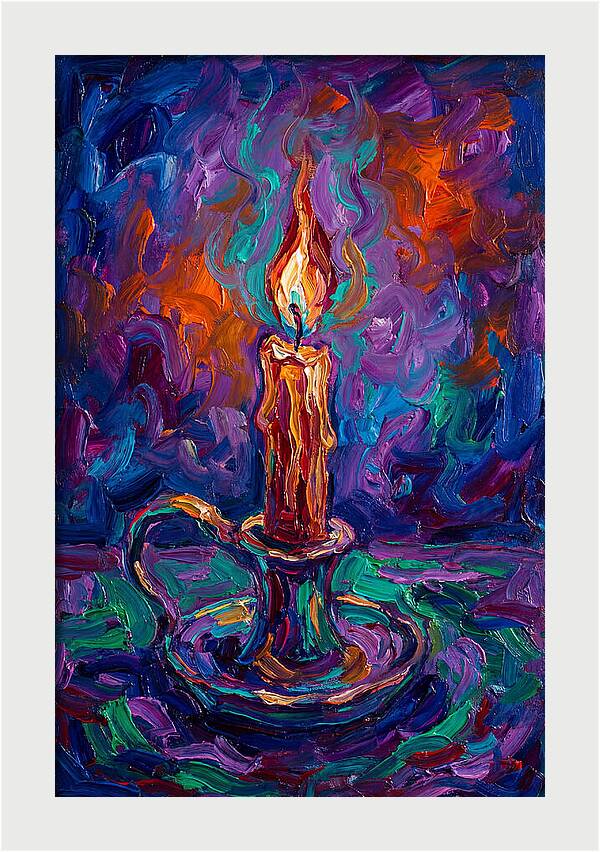 Burning Candle Glow