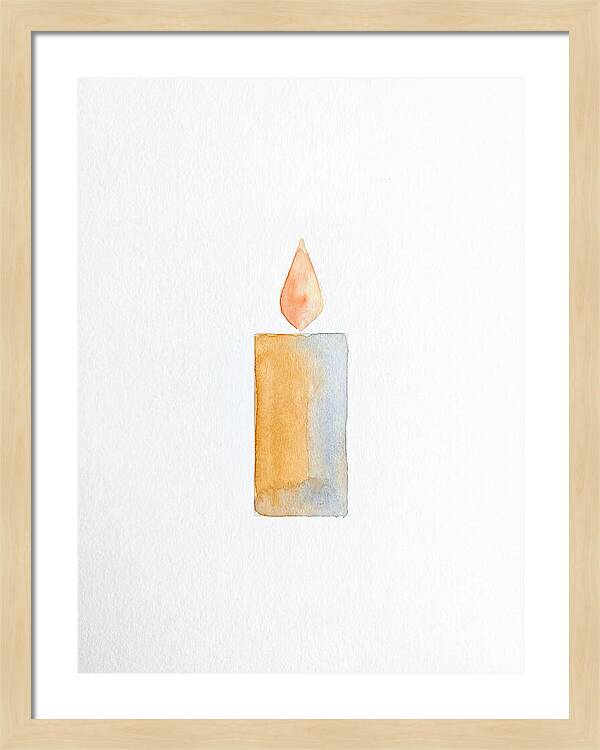 Burning Candle Minimalism