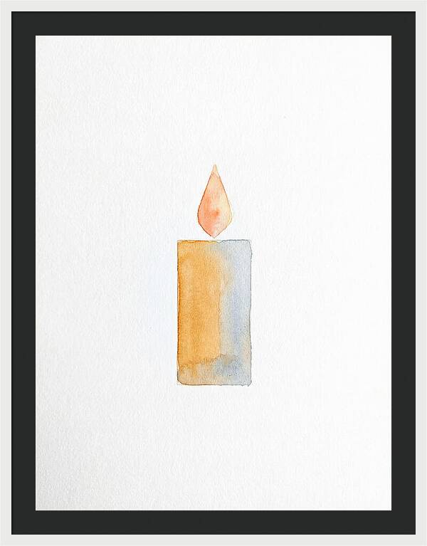 Burning Candle Minimalism