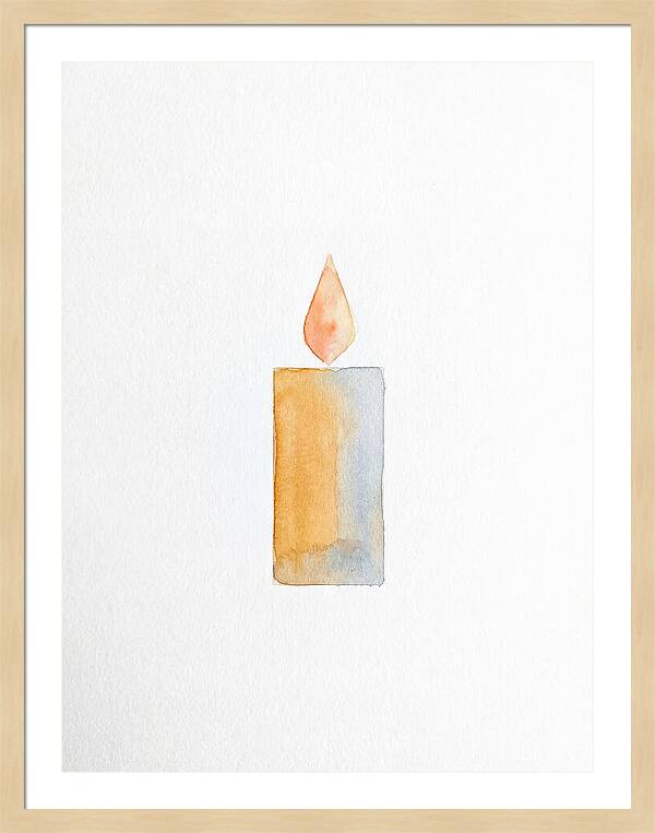 Burning Candle Minimalism