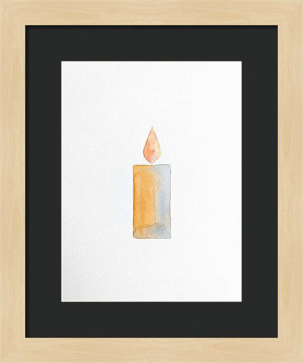 Burning Candle Minimalism
