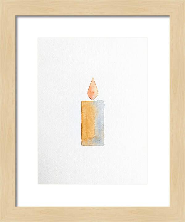 Burning Candle Minimalism