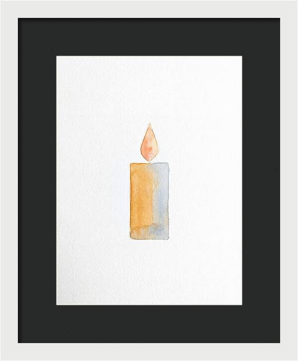 Burning Candle Minimalism