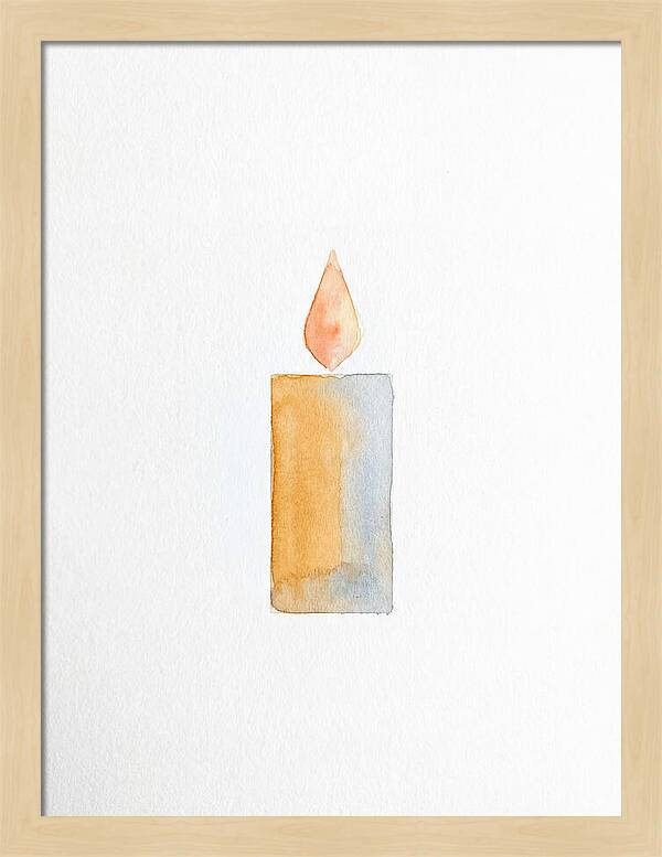 Burning Candle Minimalism