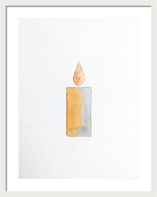 Burning Candle Minimalism