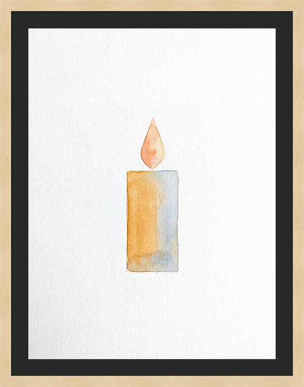 Burning Candle Minimalism