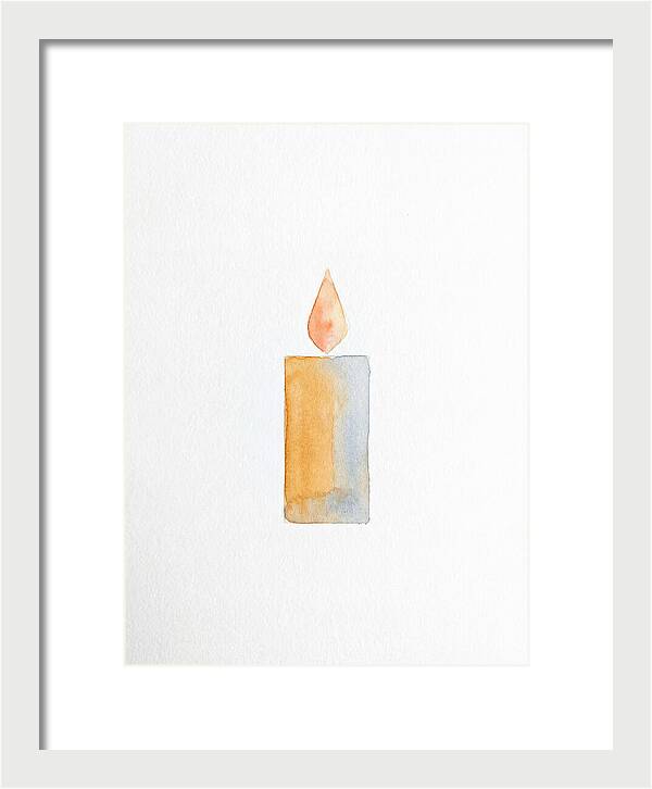 Burning Candle Minimalism