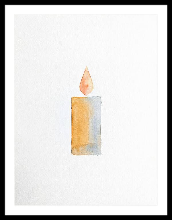 Burning Candle Minimalism