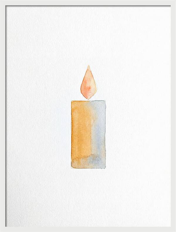 Burning Candle Minimalism