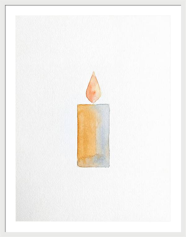 Burning Candle Minimalism