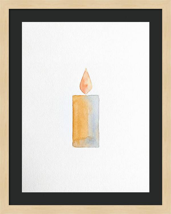 Burning Candle Minimalism