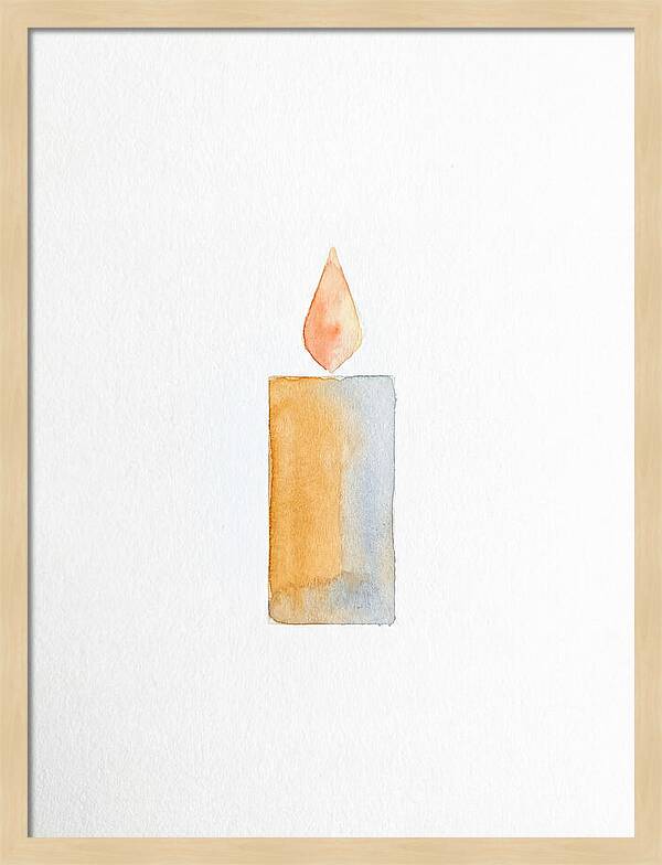 Burning Candle Minimalism