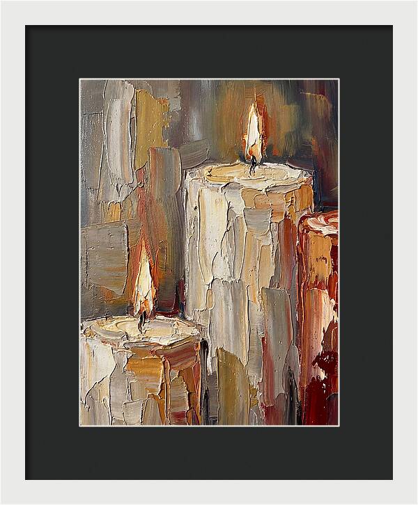 Burning Candle Serenity