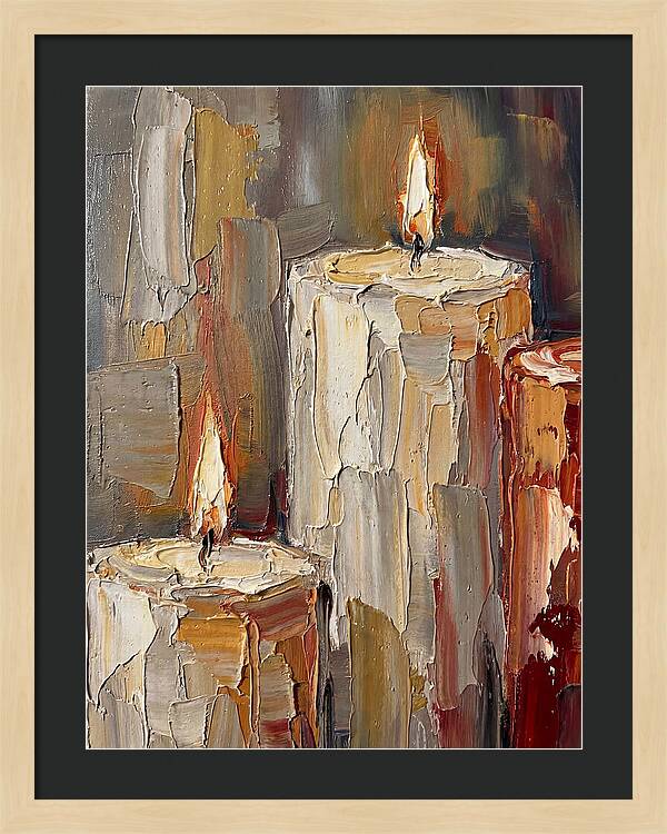 Burning Candle Serenity