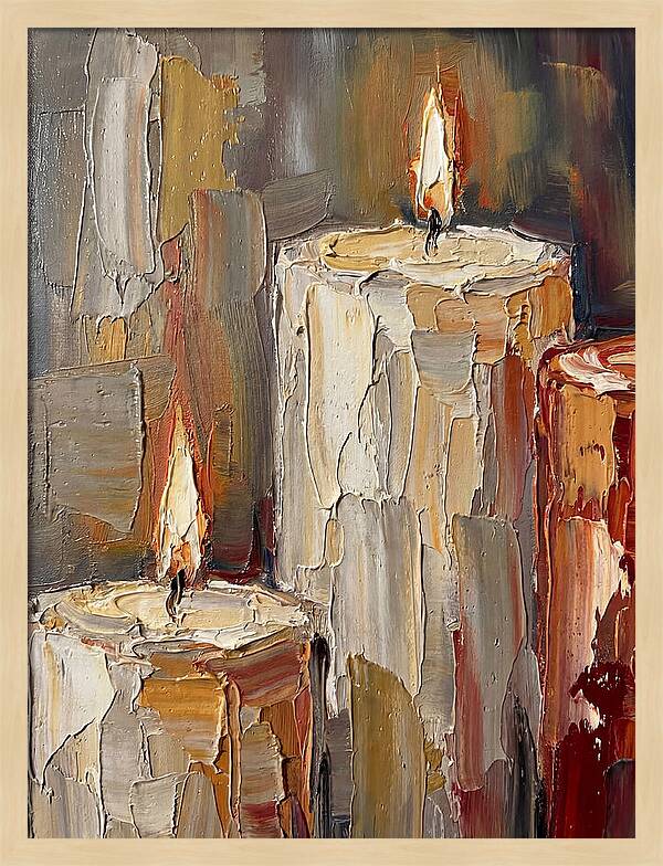 Burning Candle Serenity