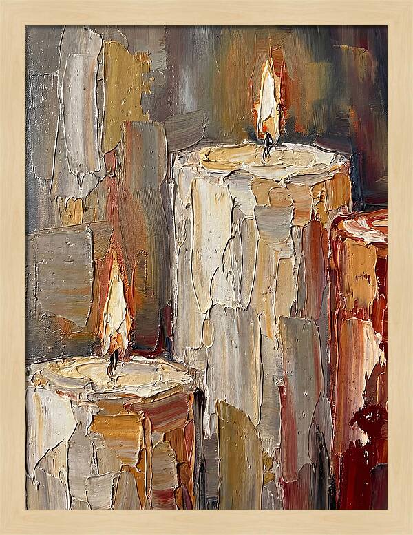 Burning Candle Serenity