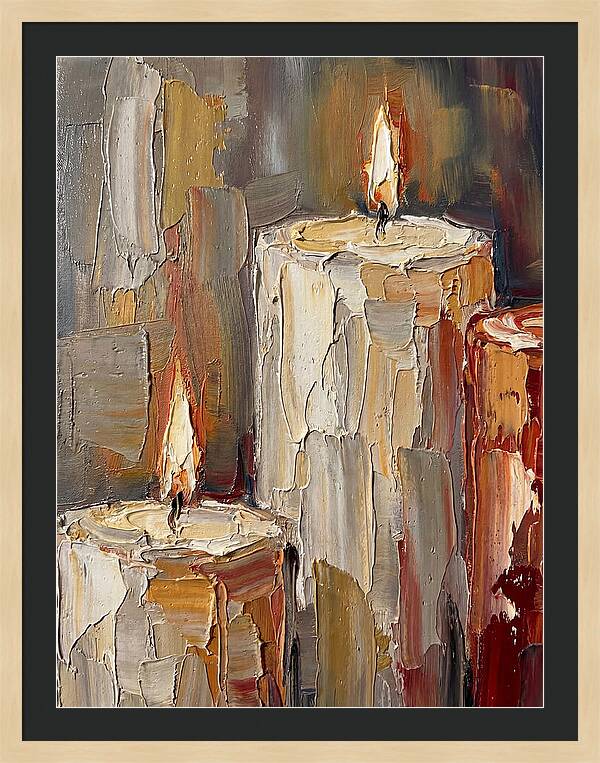 Burning Candle Serenity