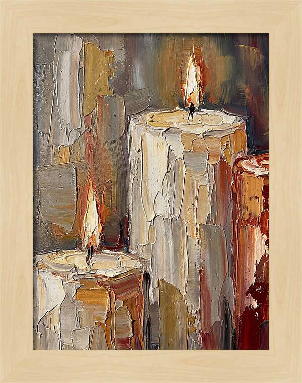 Burning Candle Serenity