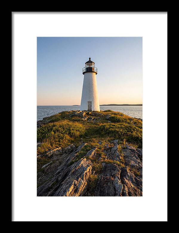 Burnt Island Lighthouse At Dusk