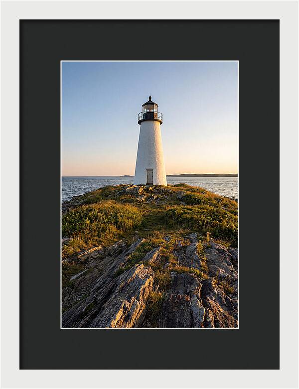 Burnt Island Lighthouse At Dusk