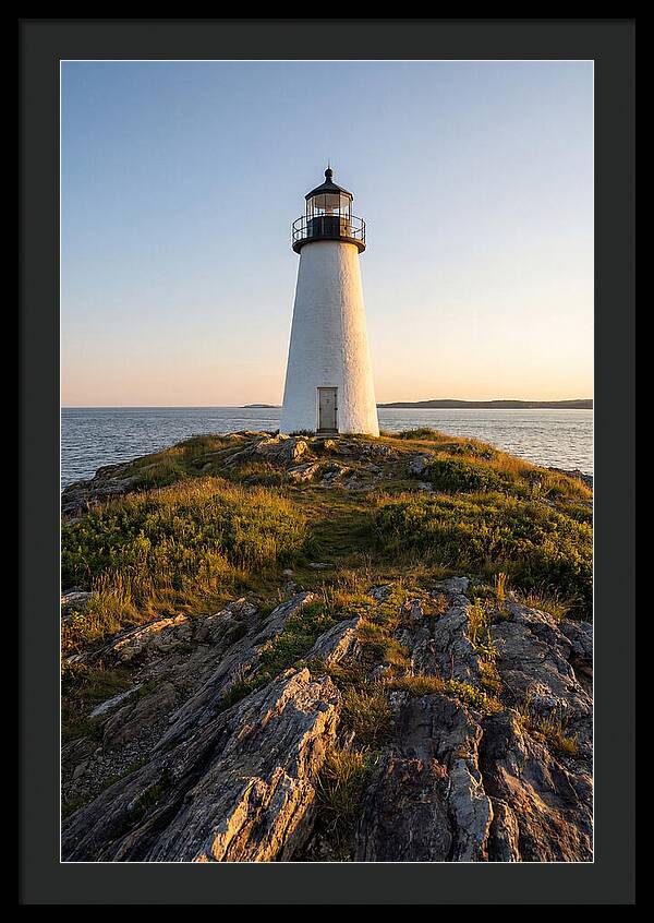 Burnt Island Lighthouse At Dusk