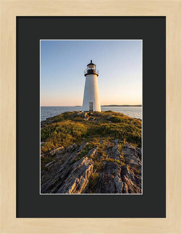 Burnt Island Lighthouse At Dusk