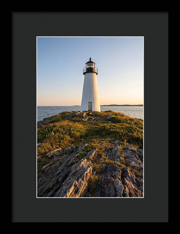 Burnt Island Lighthouse At Dusk