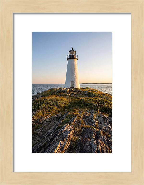 Burnt Island Lighthouse At Dusk
