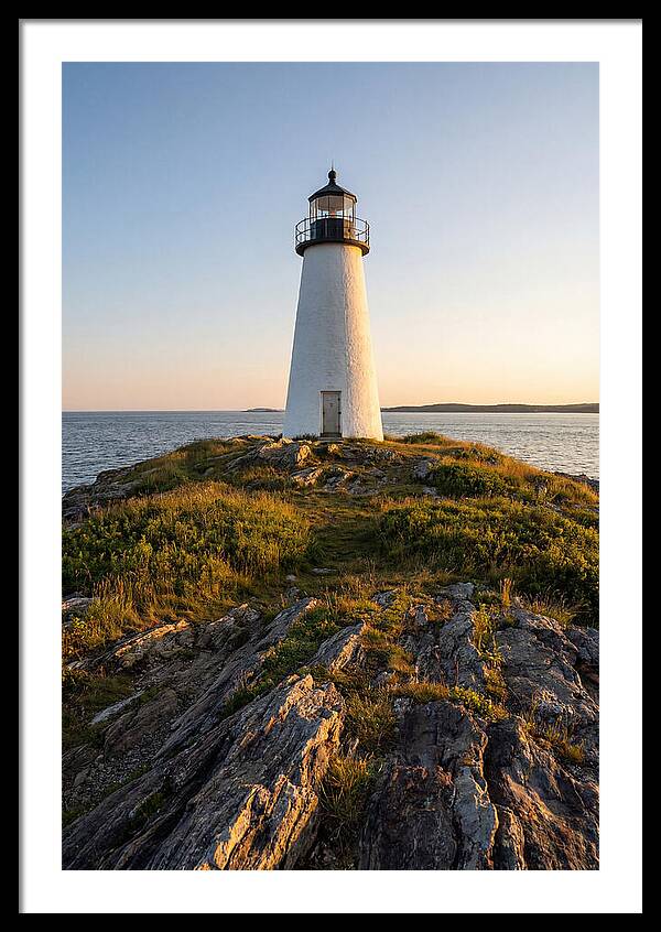 Burnt Island Lighthouse At Dusk
