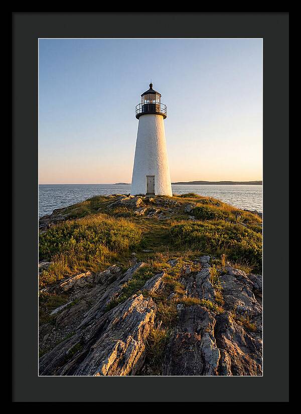 Burnt Island Lighthouse At Dusk