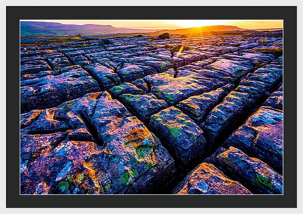 Burren Limestone Sunset